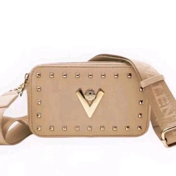 VALENTINO ORLANDI Studded Double Zip Crossbody Camera Bag Purse New $159 - Picture 11 of 11
